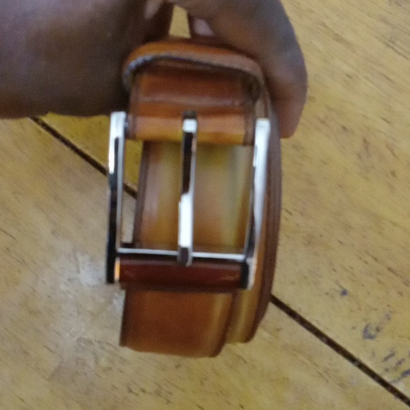 Magnanni Spanish Men's Tan Leather Belt - Picture 5 of 16